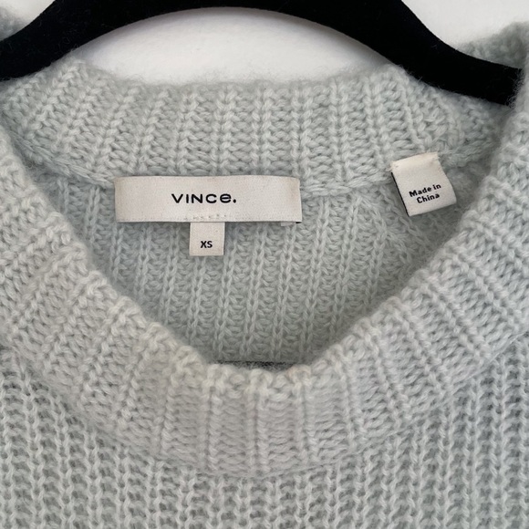 Vince Cashmere Shaker Rib Pullover Sweater - Picture 4 of 7